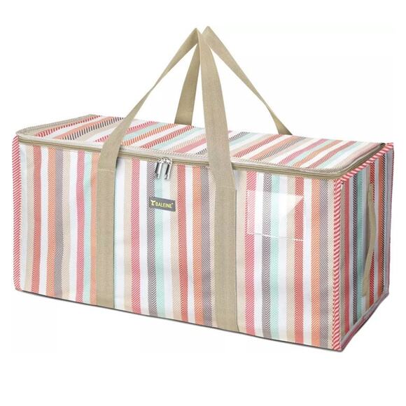 BALEINE Extra Large Storage Tote Zippers & Carrying Handles Heavy-Duty‎ Oxford - Picture 1 of 5